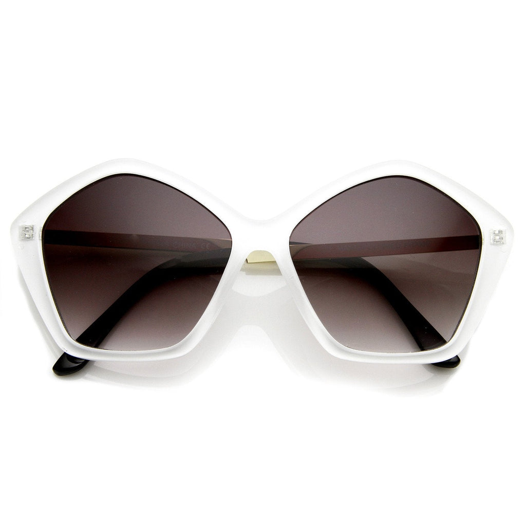 Retro Women's Sunglasses Fashion Geometric Shape Frame 8909