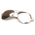 Celebrity Mirrored Lens Metal Aviator Sunglasses 1375