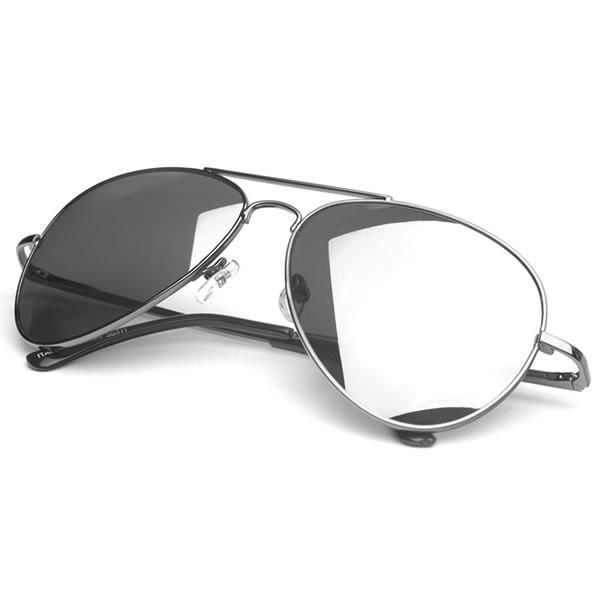 Celebrity Mirrored Lens Metal Aviator Sunglasses 1375