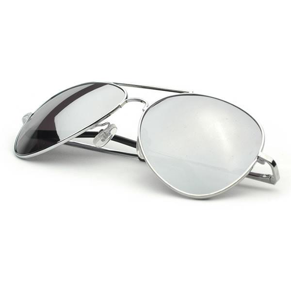 Celebrity Mirrored Lens Metal Aviator Sunglasses 1375