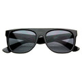 Celebrity Super Flat Top Retro Horned Rim Sunglasses 8066