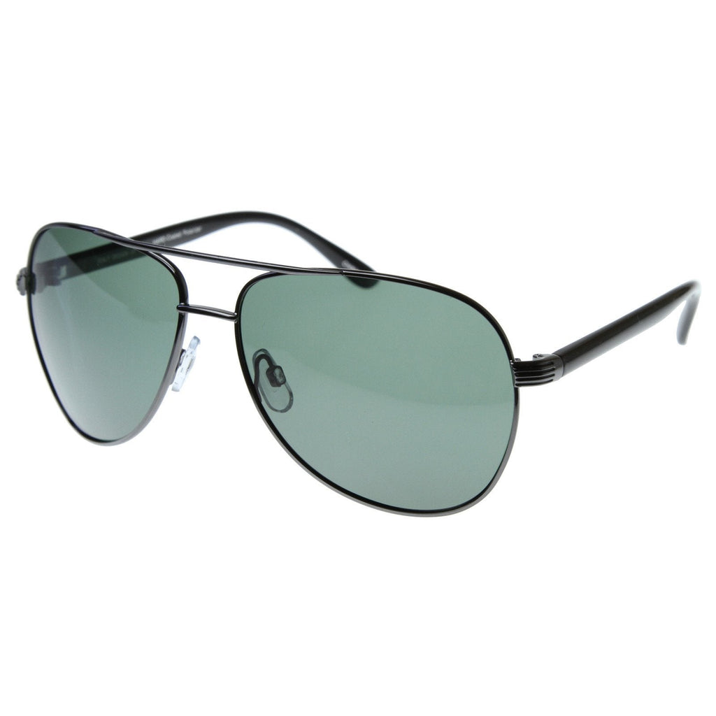High Grade Premium Polarized Large Classic Metal Aviator Sunglasses 8320