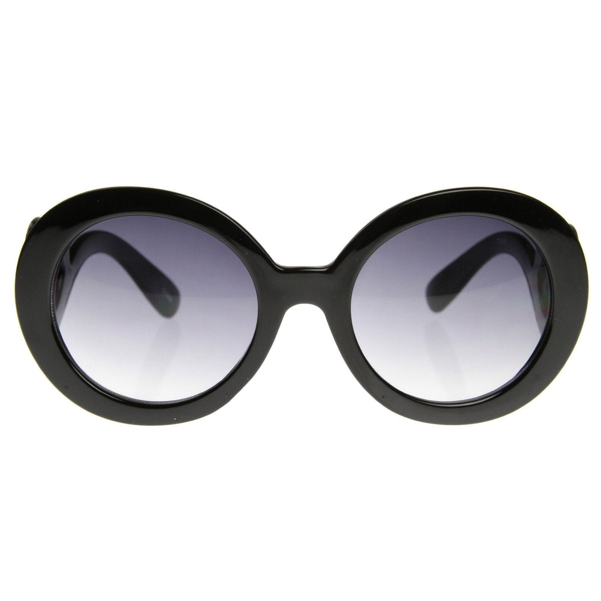 Celebrity Round Swirl Arm Sunglasses 8410