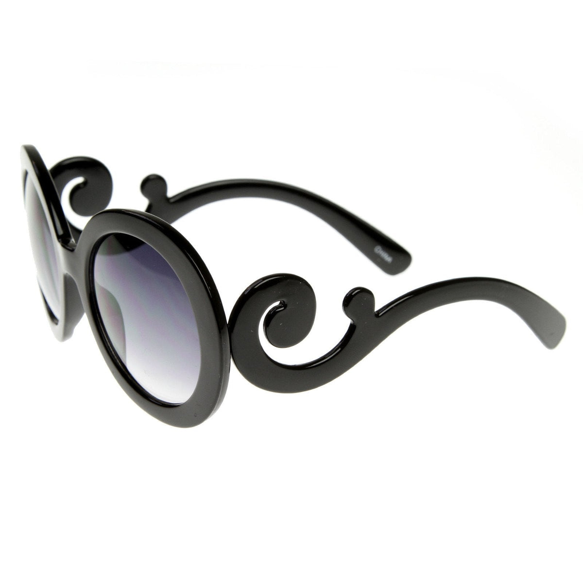 Celebrity Round Swirl Arm Sunglasses 8410