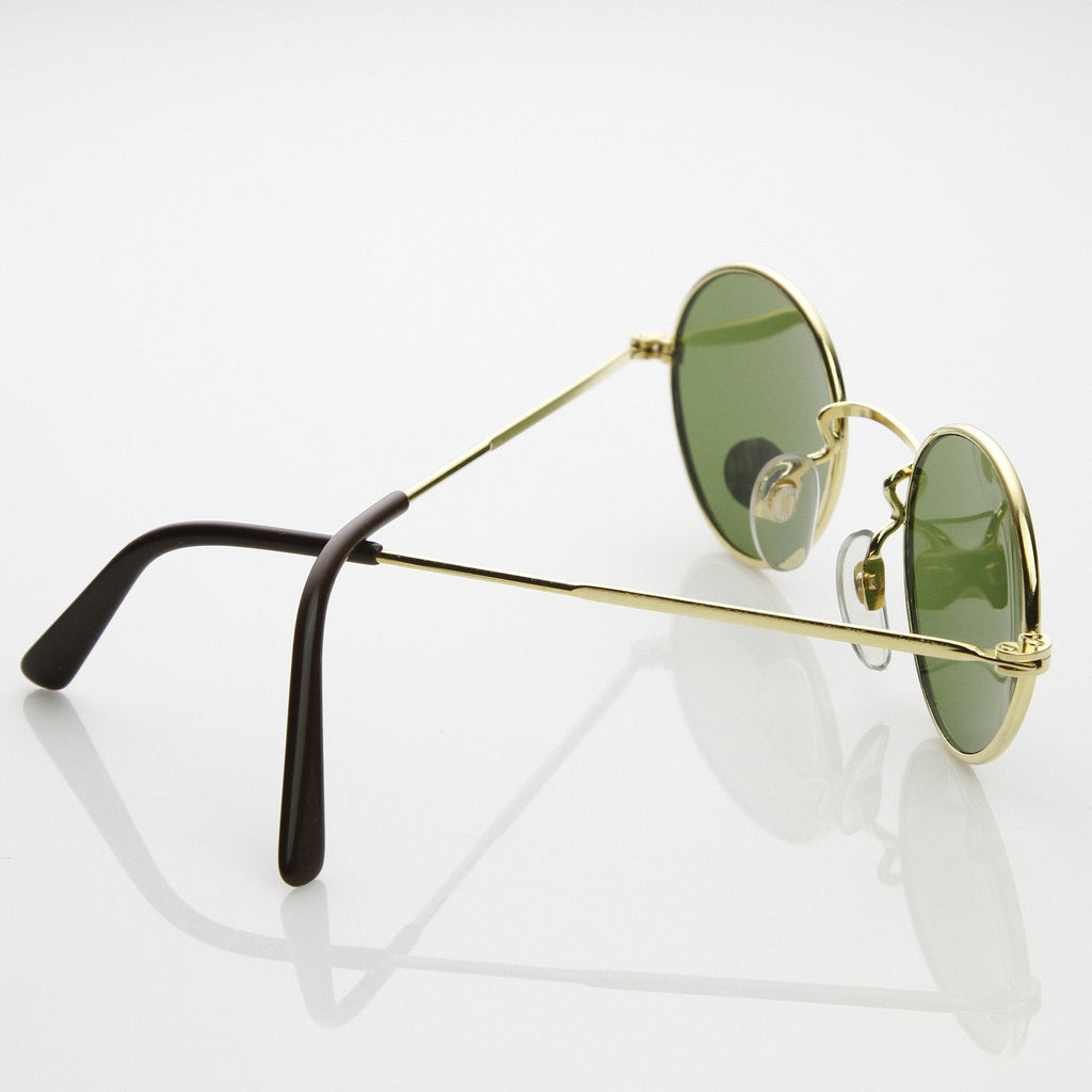 Genuine Vintage Steampunk Round Circle Spectacles Sunglasses 7218