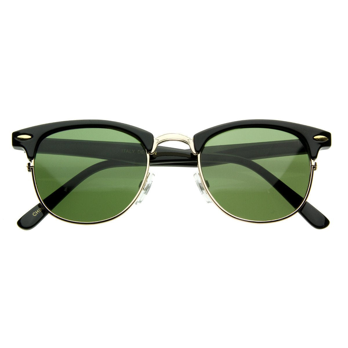 Celebrity Half Frame Horned Rim Sunglasses 2947