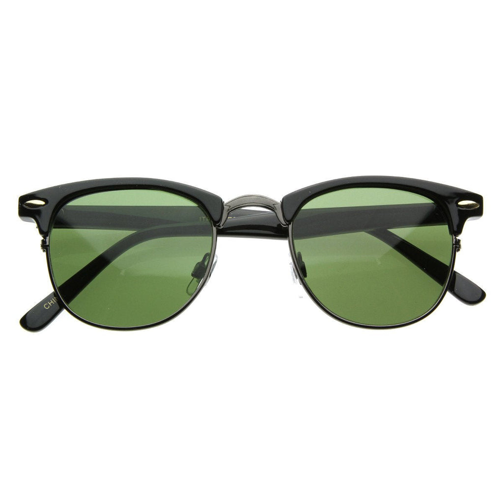 Celebrity Half Frame Horned Rim Sunglasses 2947