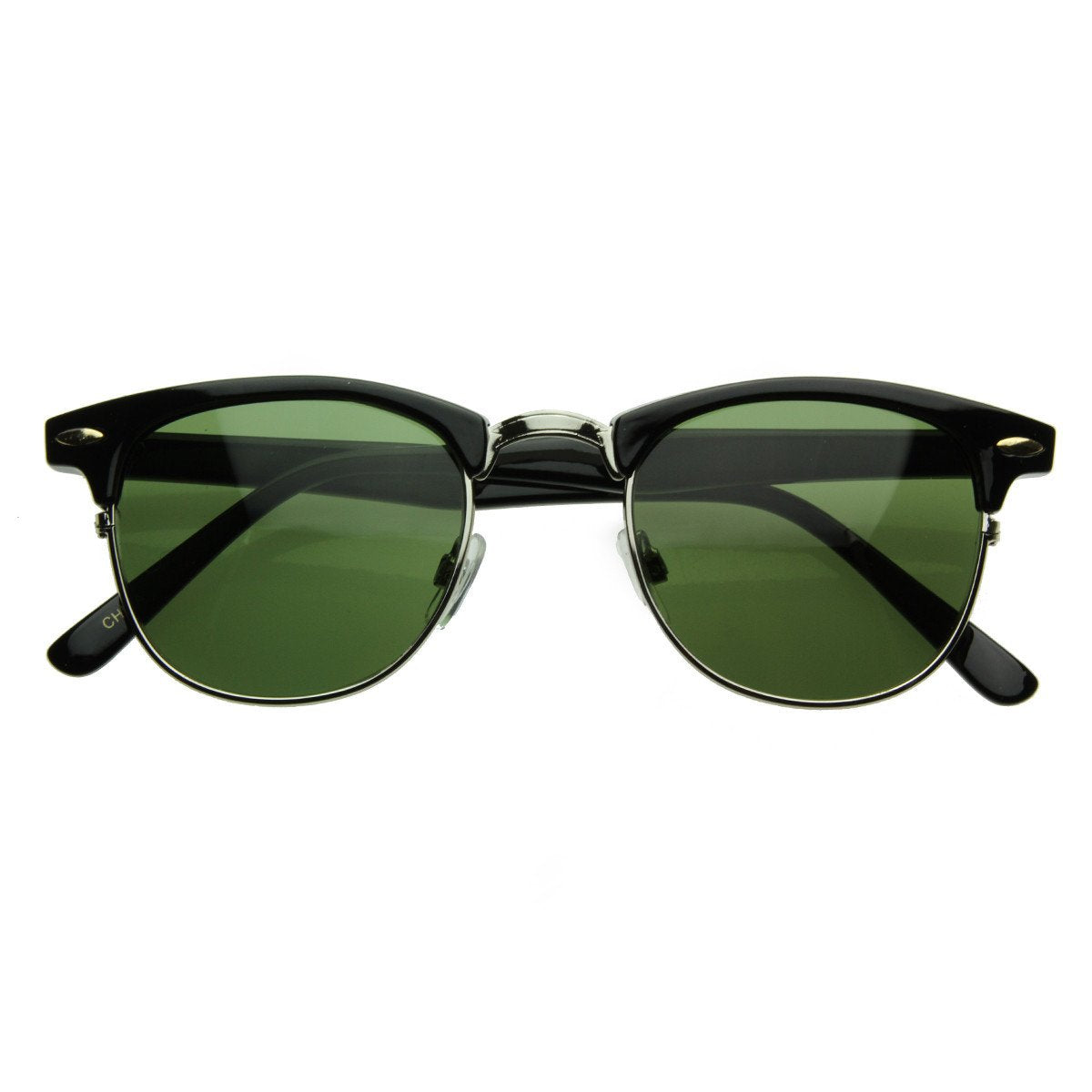 Celebrity Half Frame Horned Rim Sunglasses 2947