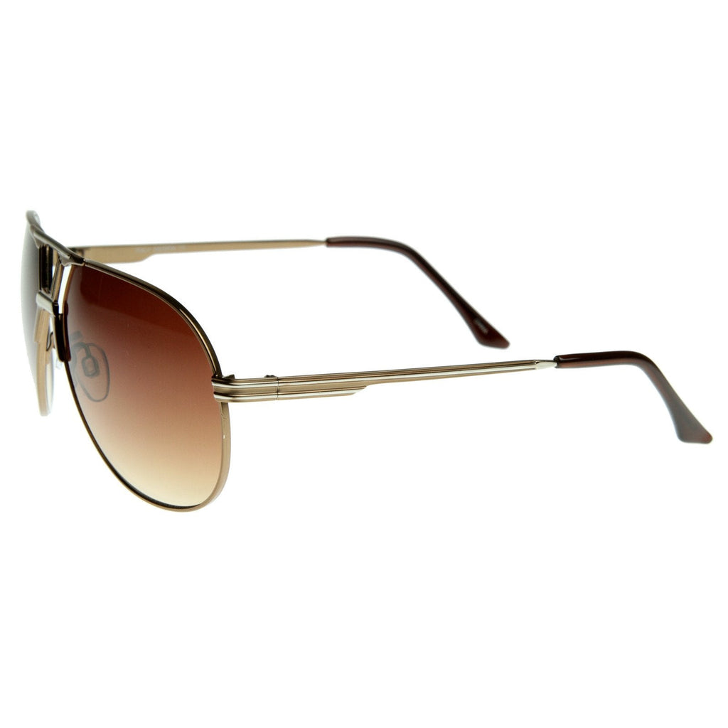 Premium Optical RX Laser Metal Designer Aviator Sunglasses 8366