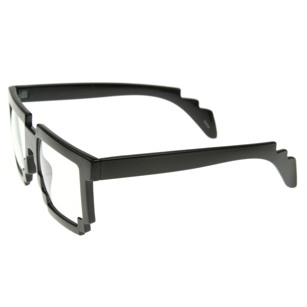 Cool Hipster 8-Bit Gamer Nerd Geek Glasses 8537