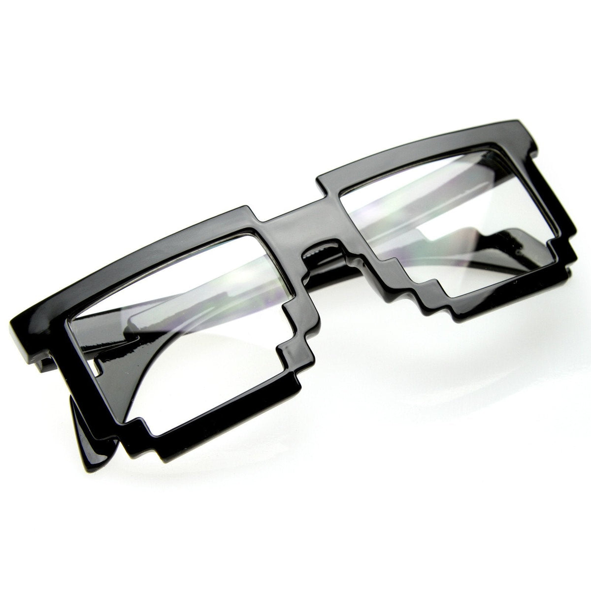 Cool Hipster 8-Bit Gamer Nerd Geek Glasses 8537