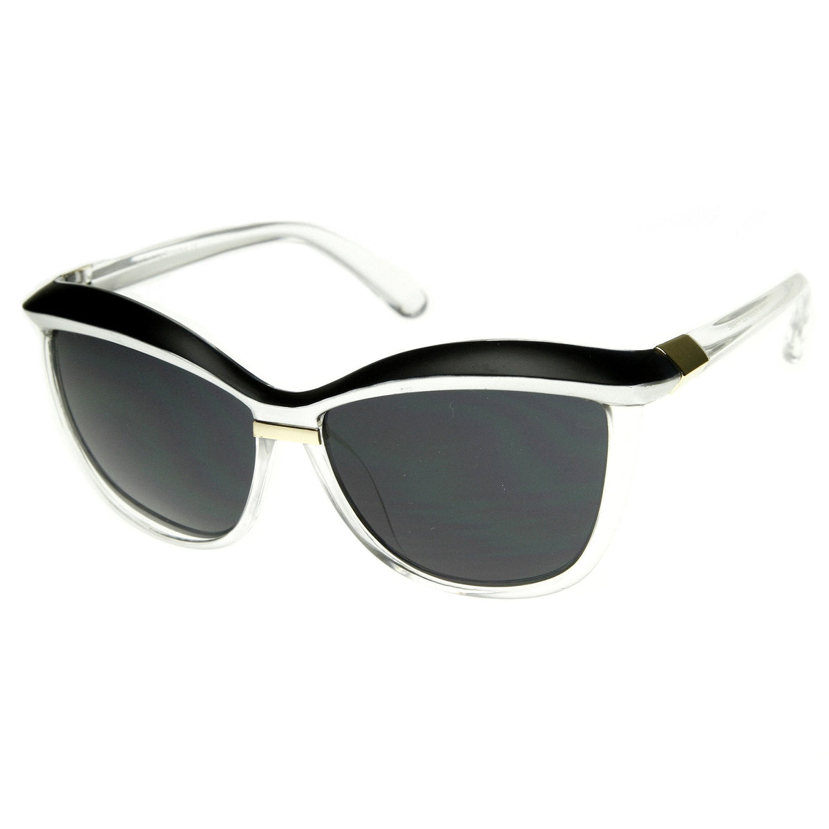 Retro 1970's Womens Oversize Eyebrow Cat Eye Sunglasses 9193