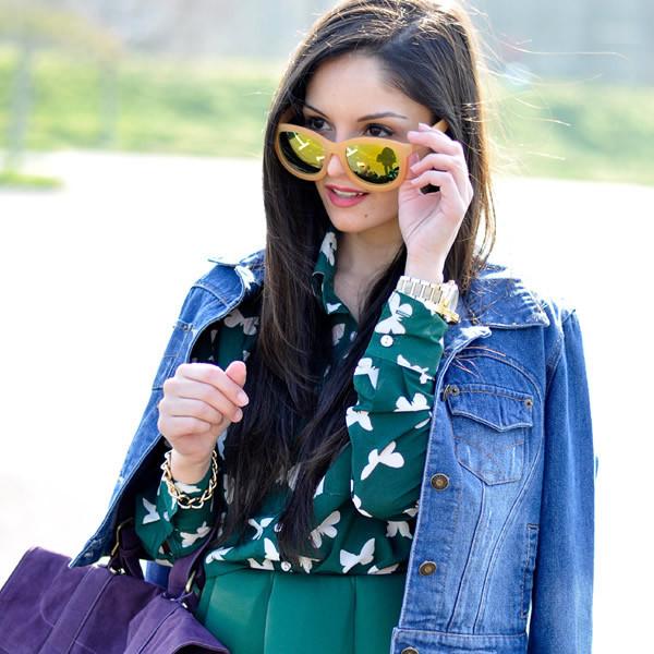 Crazy Frost Frame Mirrored Lens Oversize Sunglasses 8946