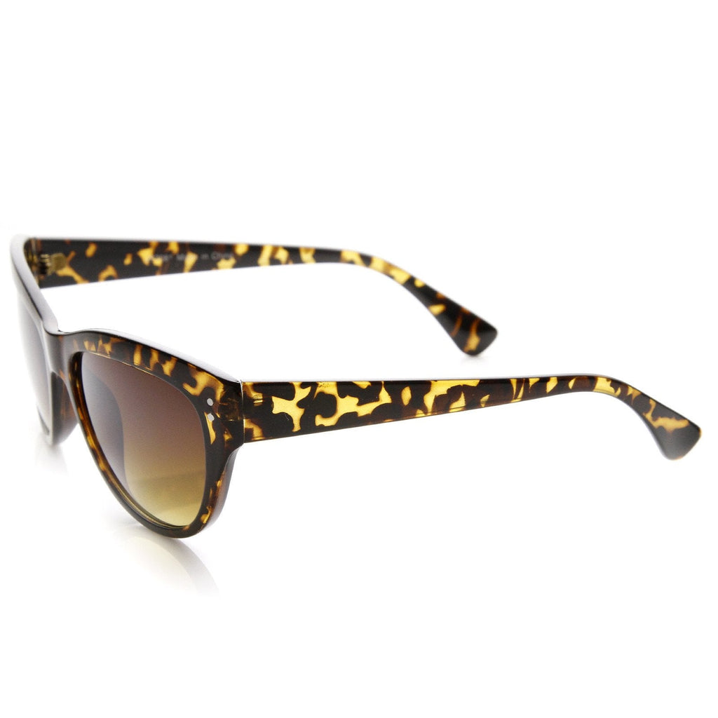 Womens Retro Riveted Cat eye Sunglasses 8996