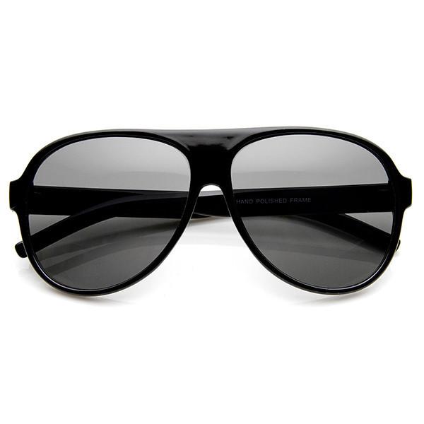 Retro 1980's Hipster Large Men's Aviator Sunglasses 9113