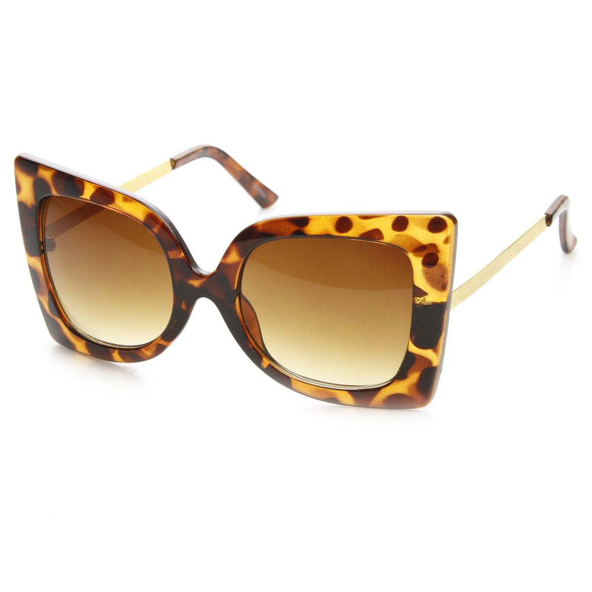 Womens Oversize Fashion Butterfly Shape Sunglasses 9225
