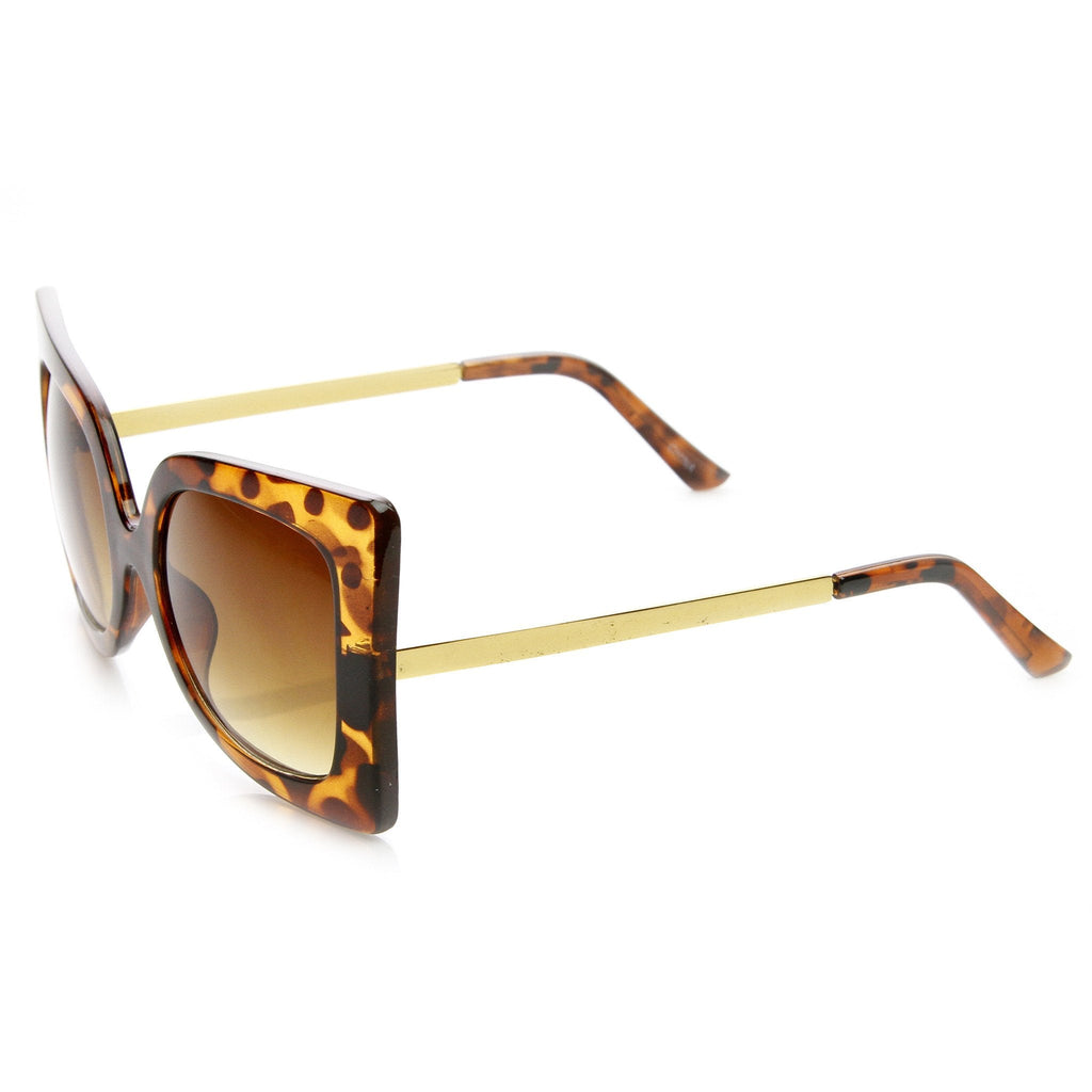 Womens Oversize Fashion Butterfly Shape Sunglasses 9225