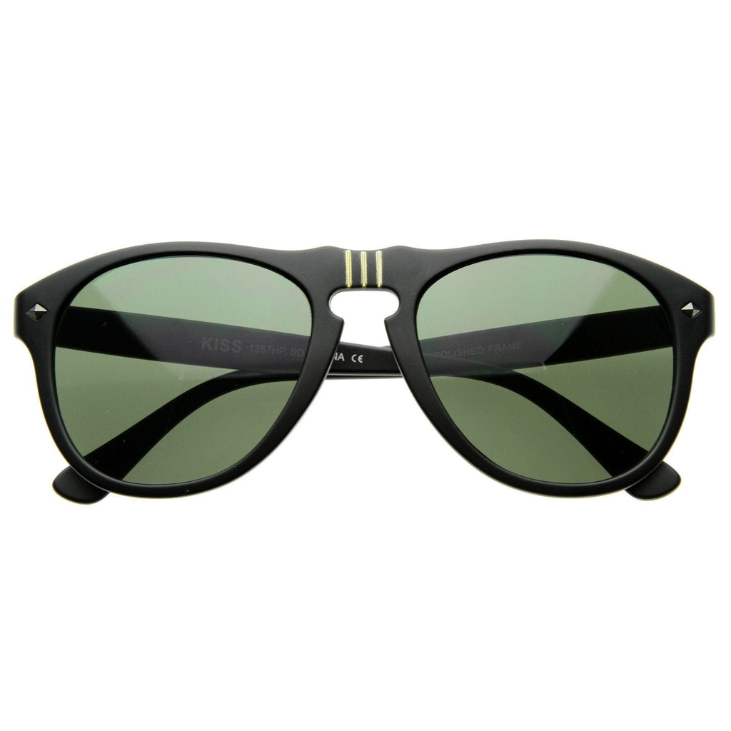 Mens Celebrity European Retro Aviator Sunglasses 8168