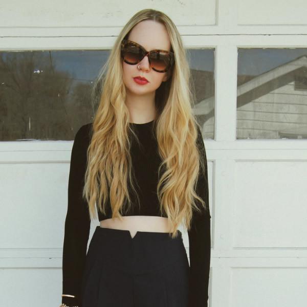 Oversize Thick Temple Womens Fashion Cat Eye Sunglasses 9167