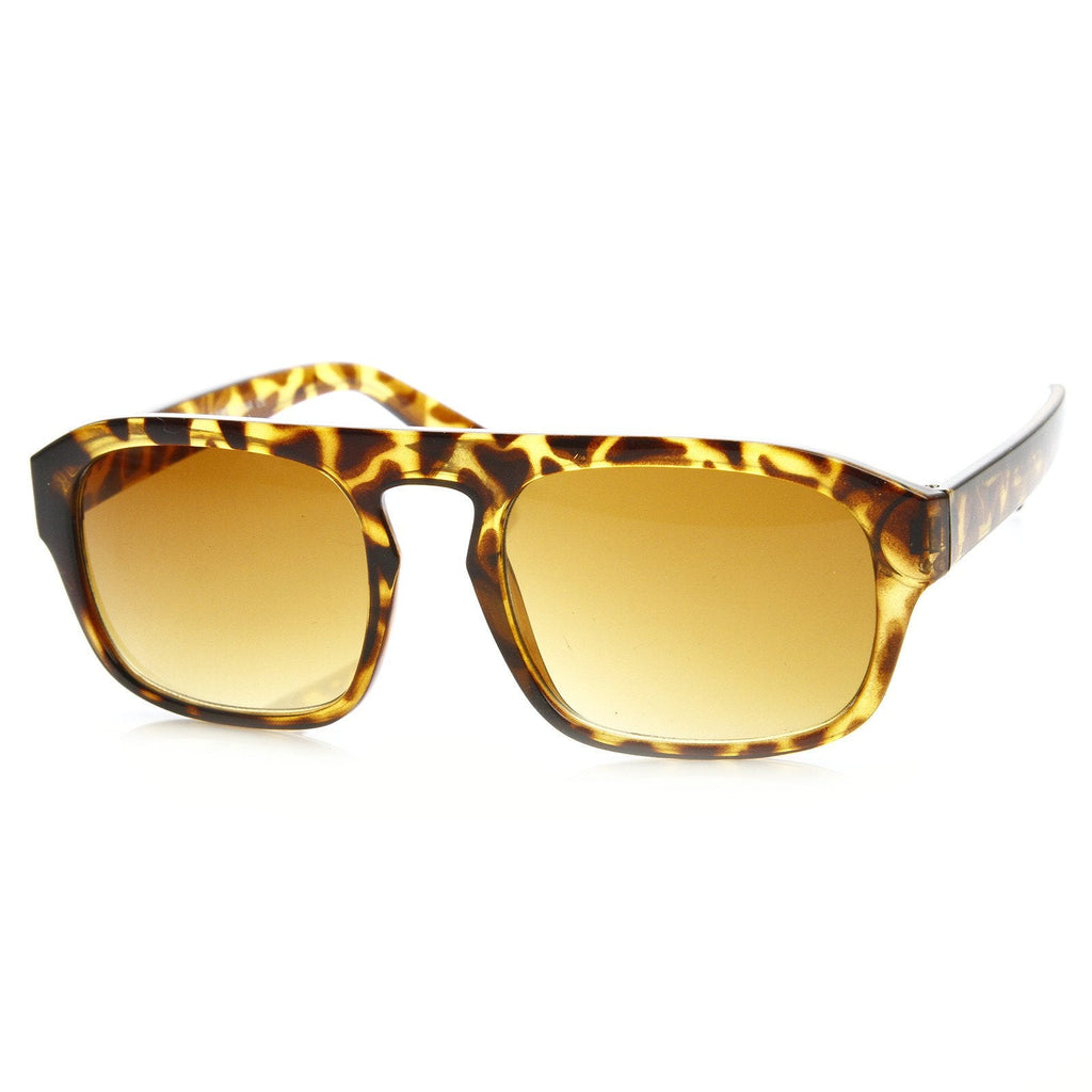 Mens European Fashion Center Cut Square Aviator Sunglasses 8655