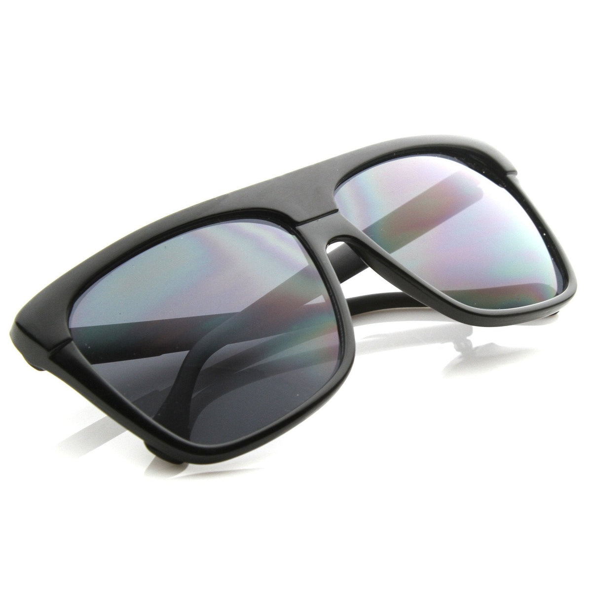Super Retro Flat Top Mens Aviator Sunglasses 8604
