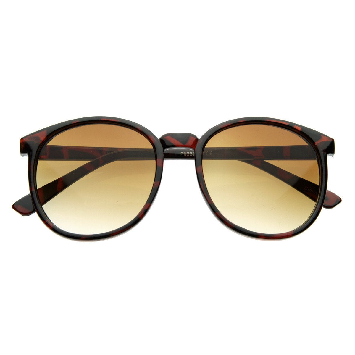 Large Vintage Dapper Round Spectacles P3 Sunglasses 8259