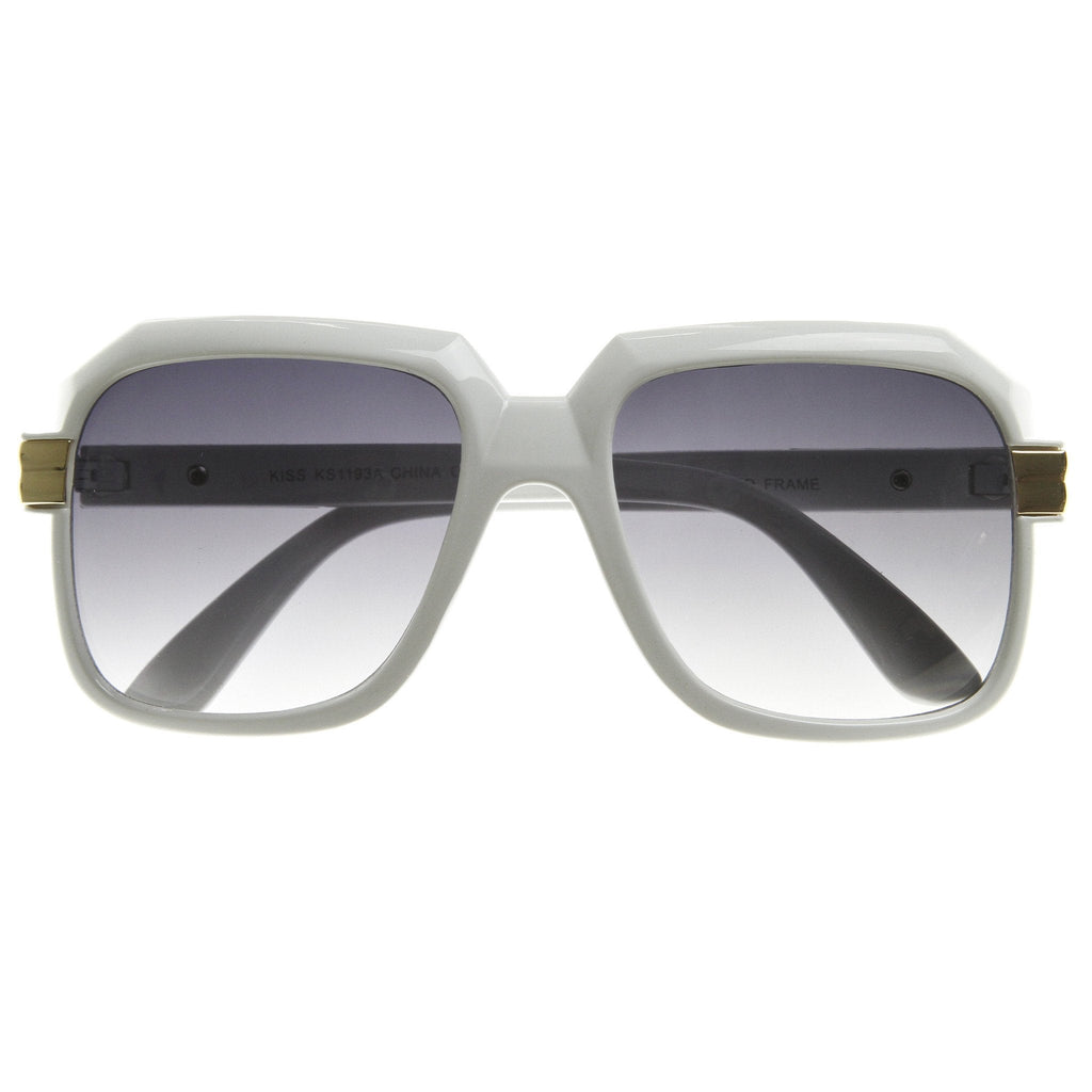 Retro Hip Hop Fashion Square Aviator Sunglasses 8148