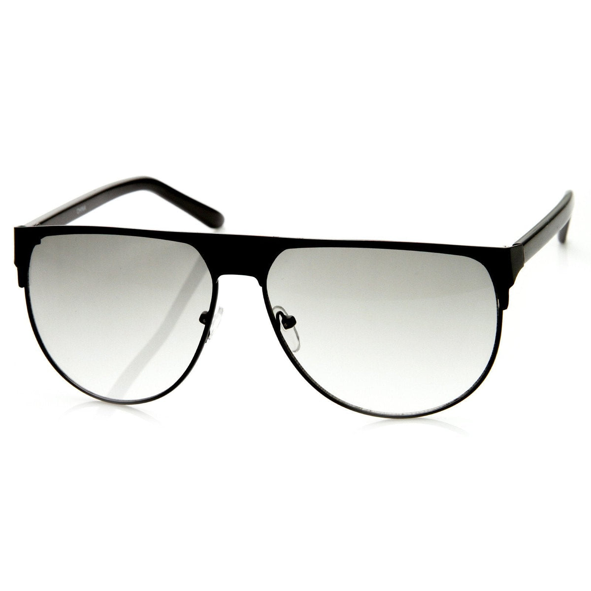 Modern Euro Full Metal Flat Top Aviator Sunglasses 8827