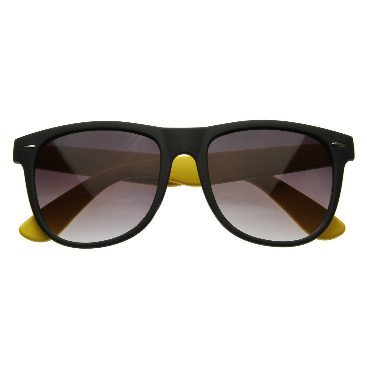 Retro Neon Color 2 Tone Horned Rim Sunglasses 2793