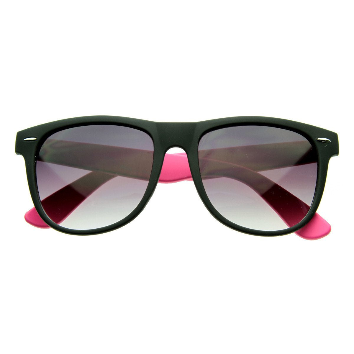Retro Neon Color 2 Tone Horned Rim Sunglasses 2793