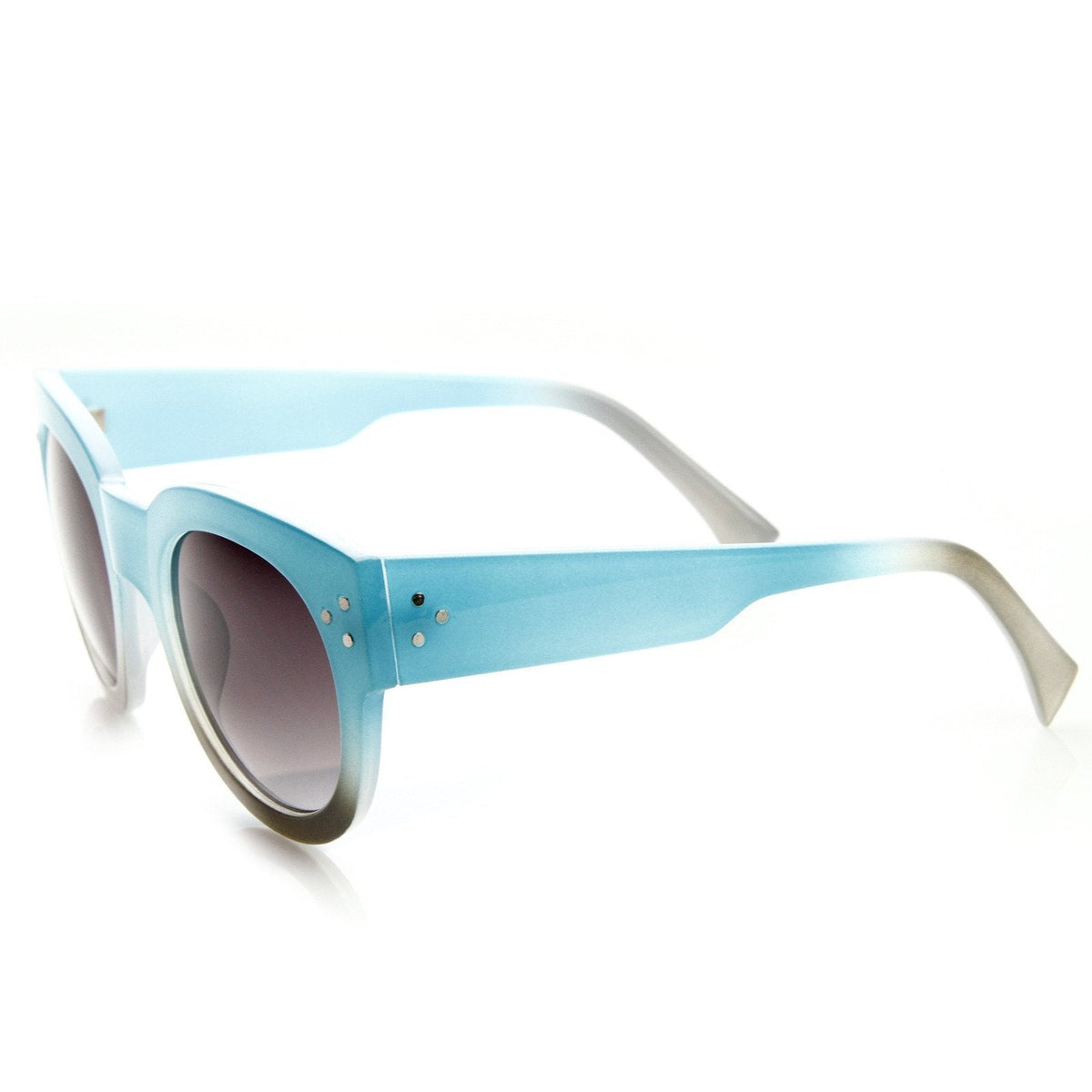 Retro Pool Beach Summer 2 Tone Oversize Sunglasses 8948