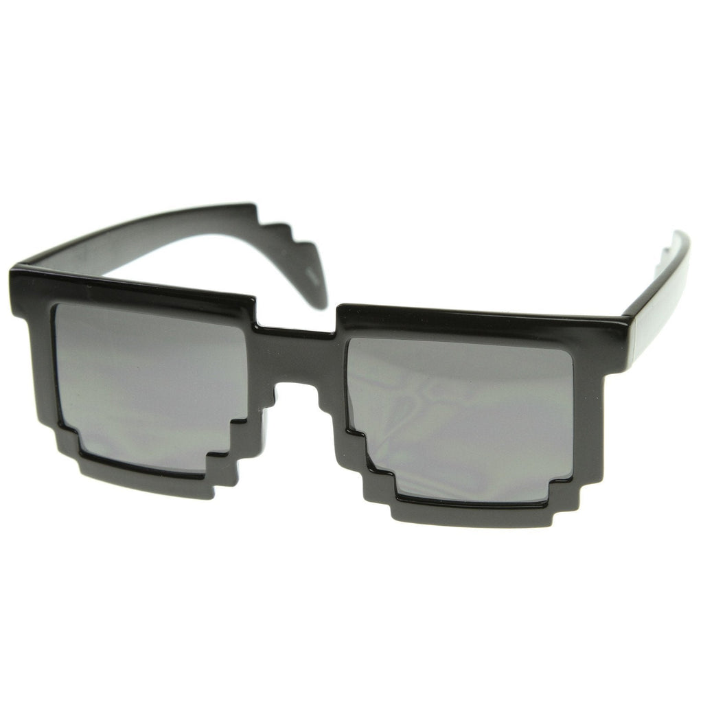Retro Programmer Gamer Pixelated 8-Bit Nerd Sunglasses 8538