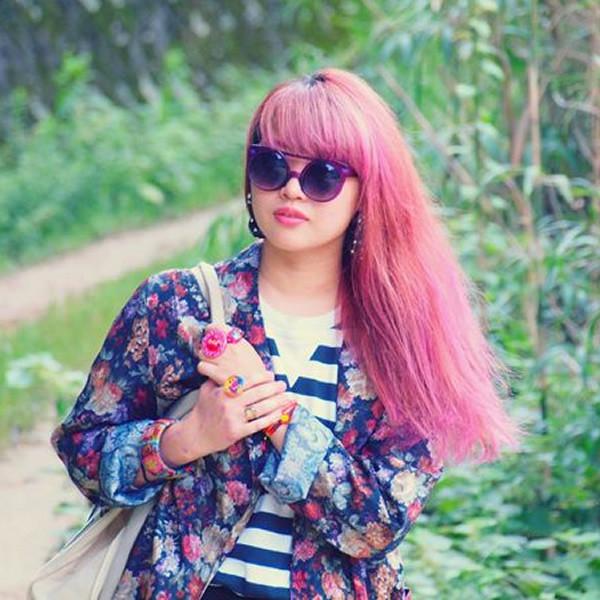 Retro Oversize Round Transparent Colorful Sunglasses 8933