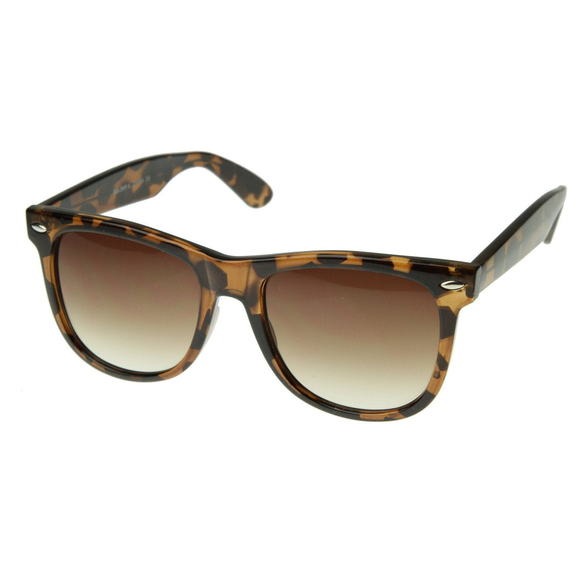Retro Large Horned Rim Classic Sunglasses 2374 54mm