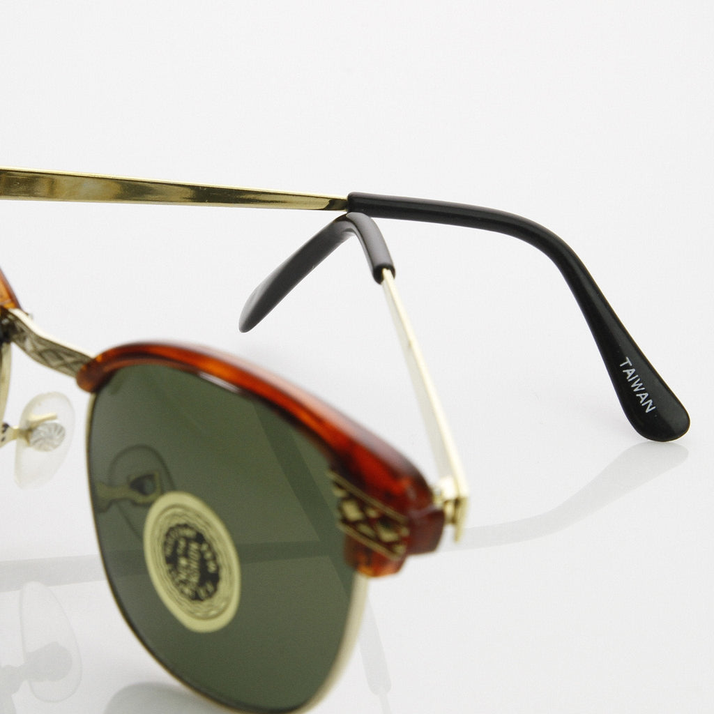 True Vintage Dapper Half Frame Sunglasses 7217