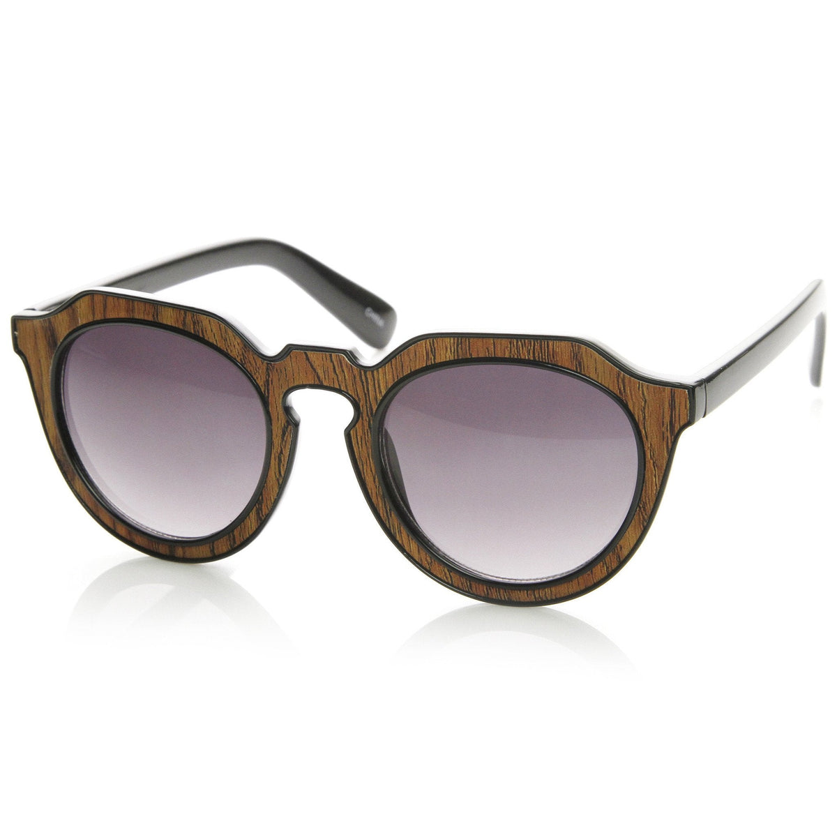 Trendy Womens Designer Block Cut Pattern Sunglasses 9156