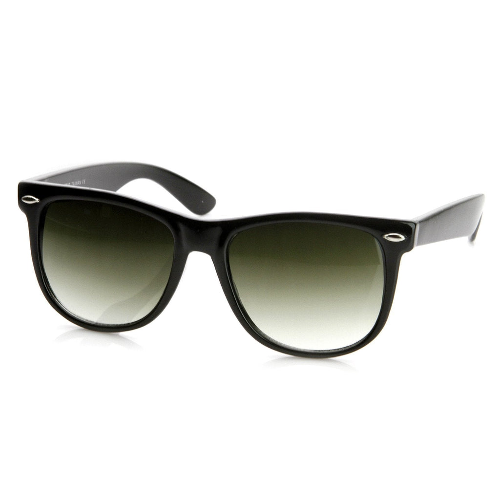 Trendy Large Retro Colorful Horned Rim Frame Sunglasses 8726
