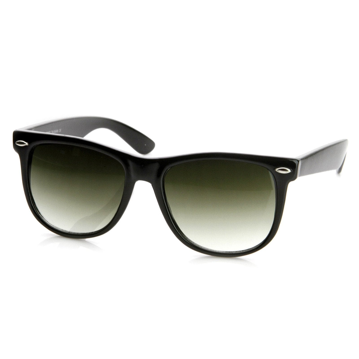 Trendy Large Retro Colorful Horned Rim Frame Sunglasses 8726