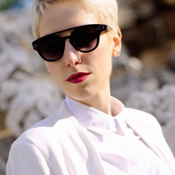Retro European Fashion Cross Bar Aviator Sunglasses 8947