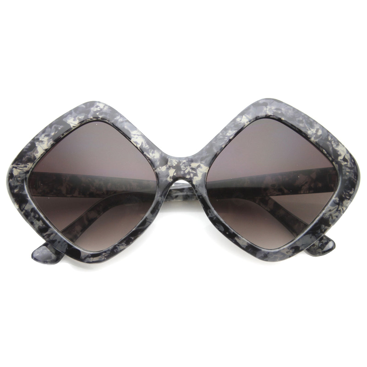 Women's Indie Oversize Diamond Shape Sunglasses 9968