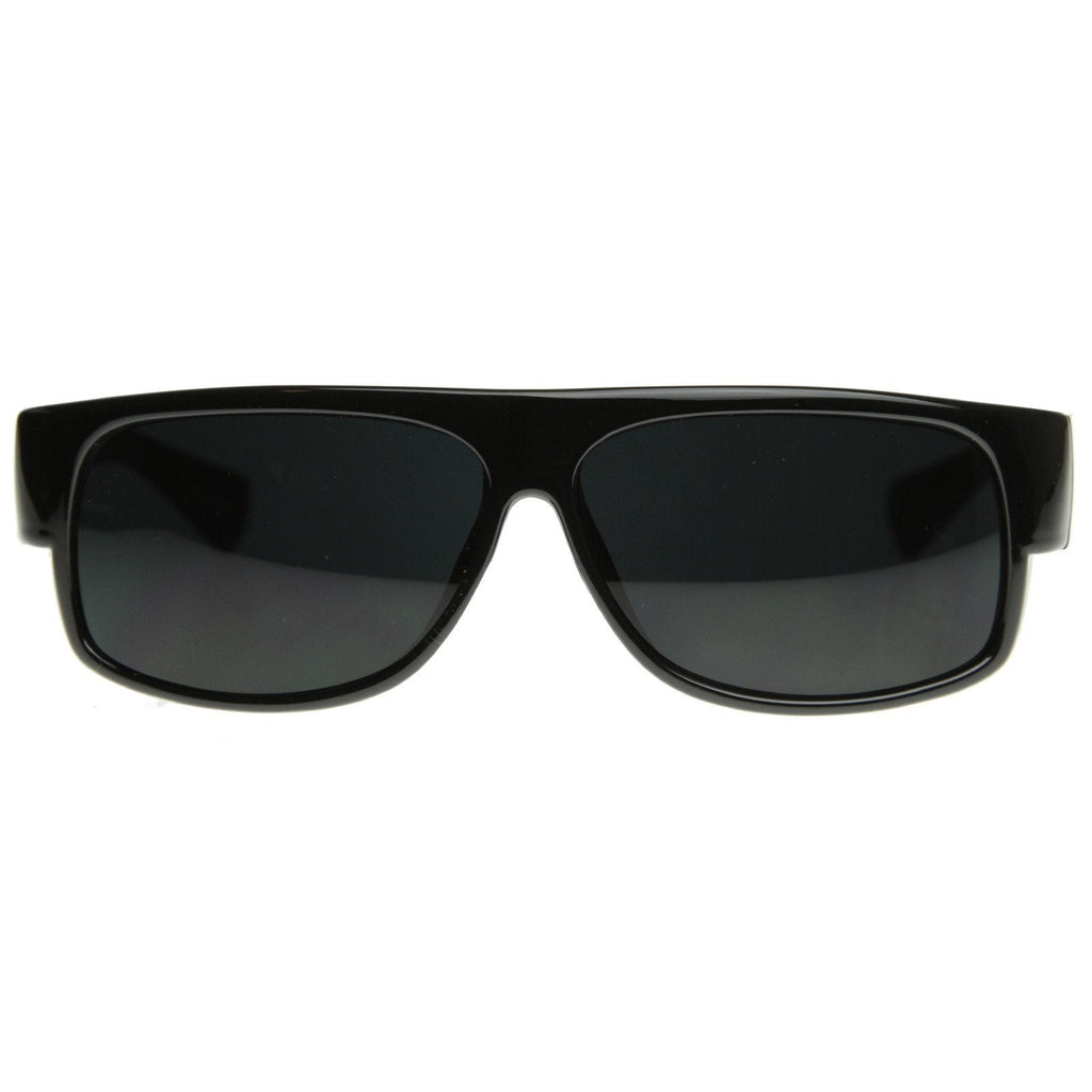 Retro 1980's Hip Hop Rapper Fashion Flat Top Gangster Shades Sunglasses 8443