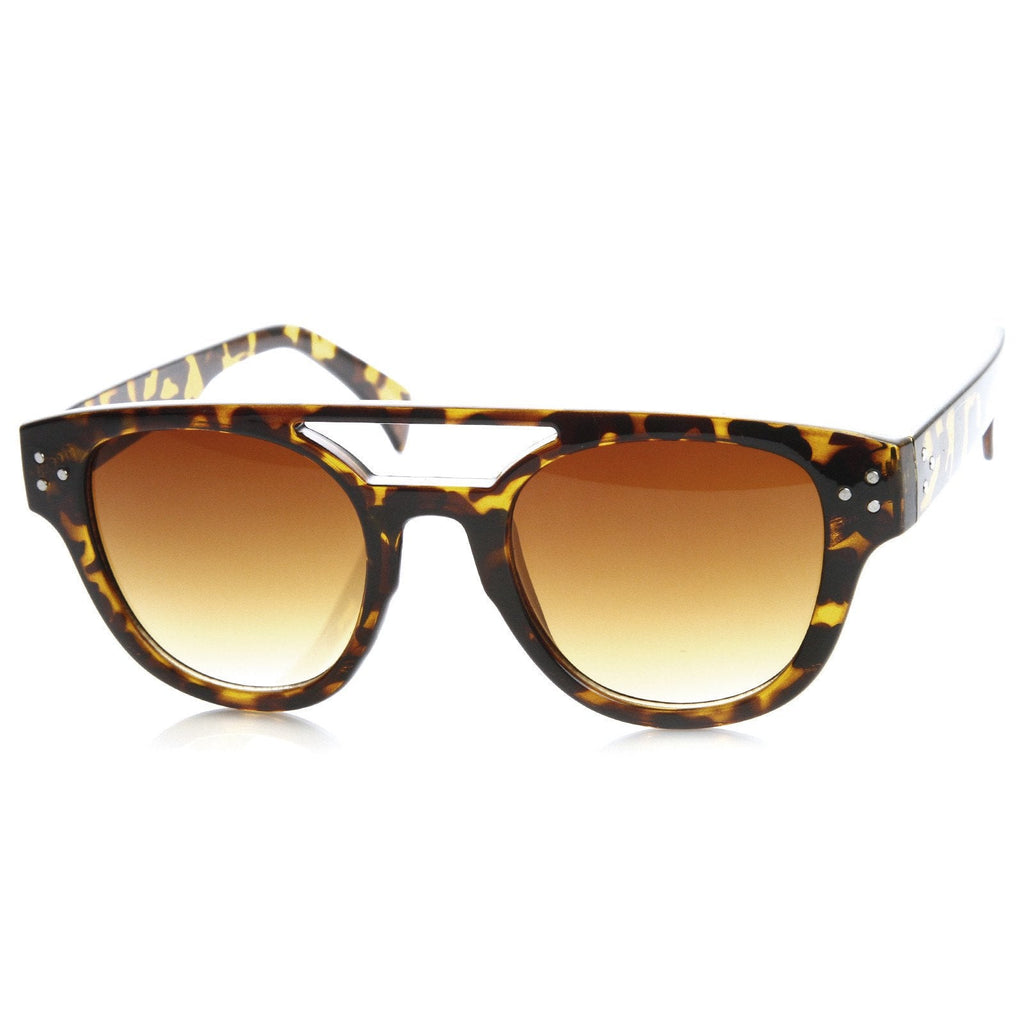Retro European Fashion Cross Bar Aviator Sunglasses 8947