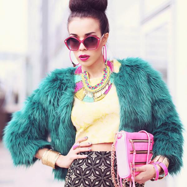 Retro Women's Sunglasses Fashion Geometric Shape Frame 8909