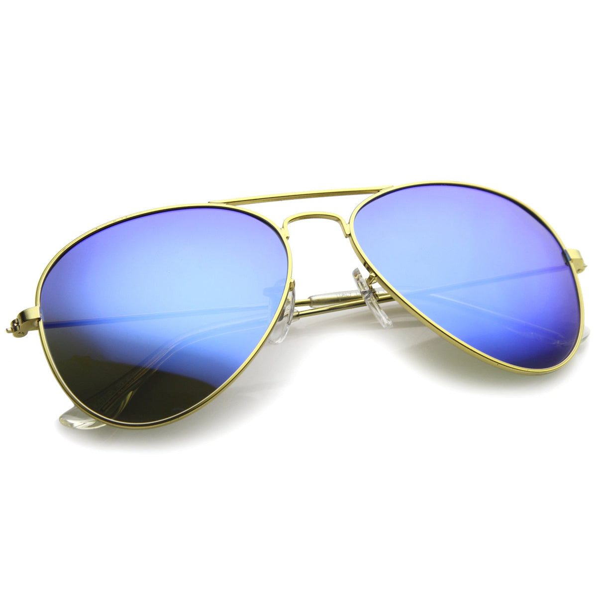 Classic Metal Mirrored Coated lens Aviator Sunglasses C774