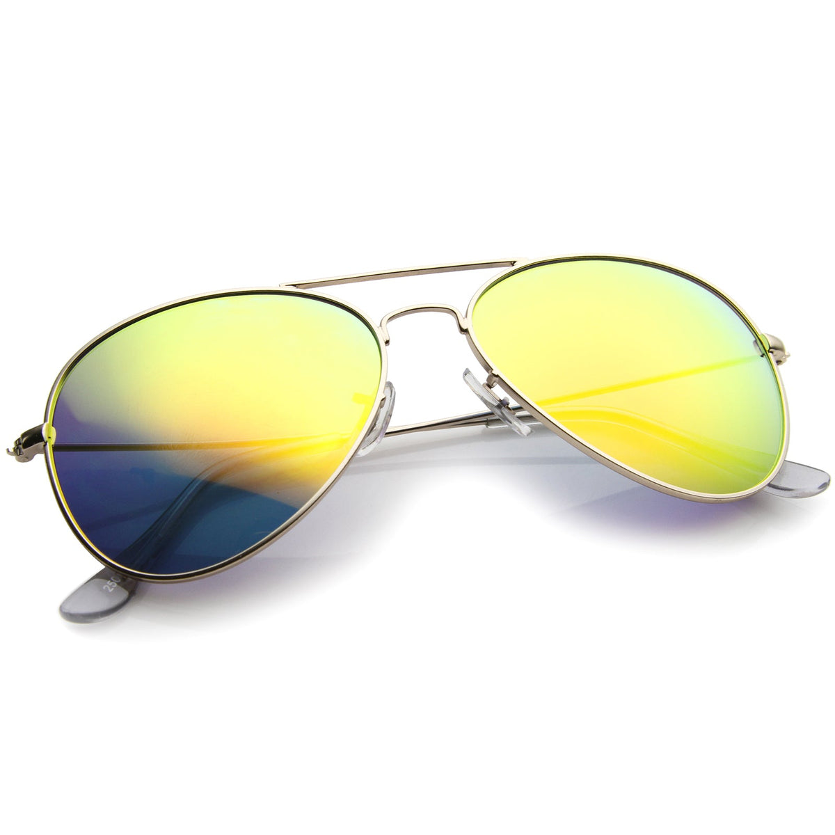 Classic Metal Mirrored Coated lens Aviator Sunglasses C774