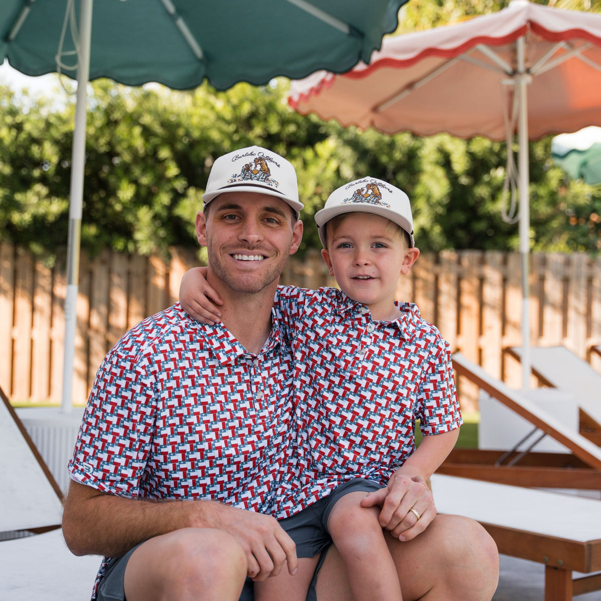 Youth Performance Polo - Texas Flag