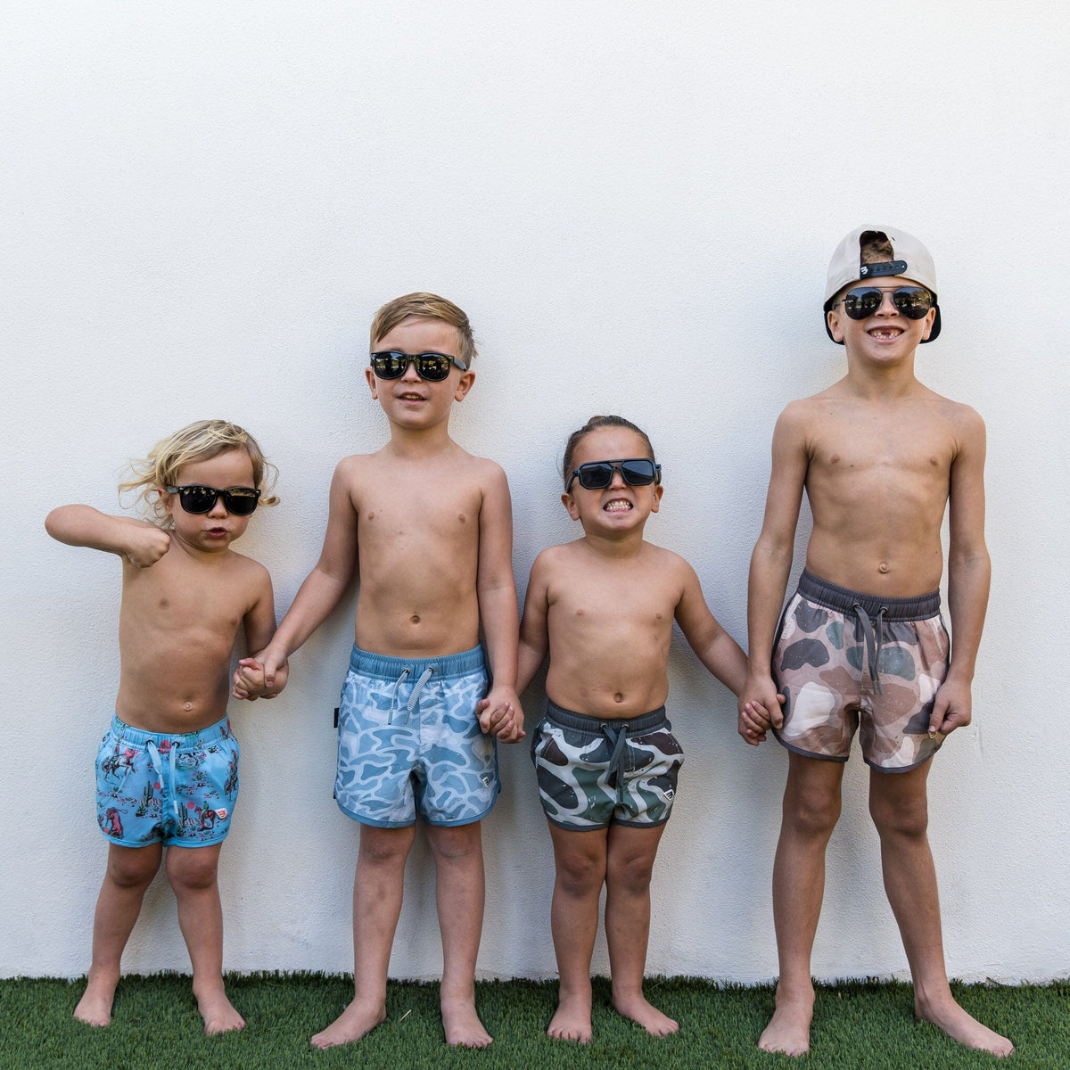 Youth Swim Trunk - Seaside Camo