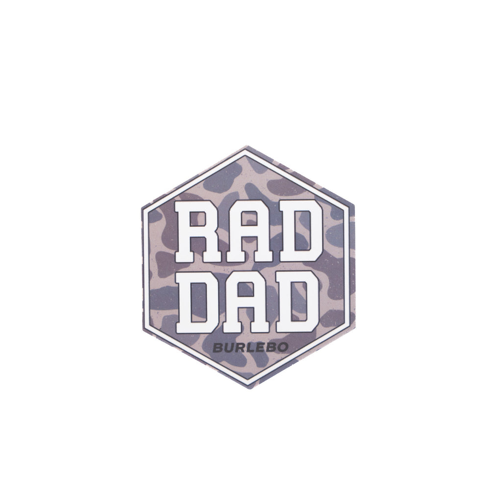 BURLEBO Sticker - Rad Dad Classic Deer Camo