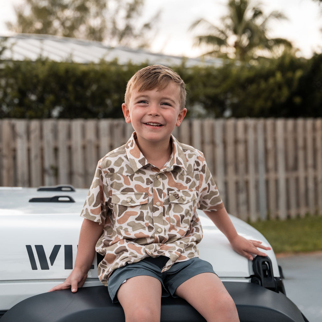 Father and Son Bundle - Performance Western Shirt - Venado Camo