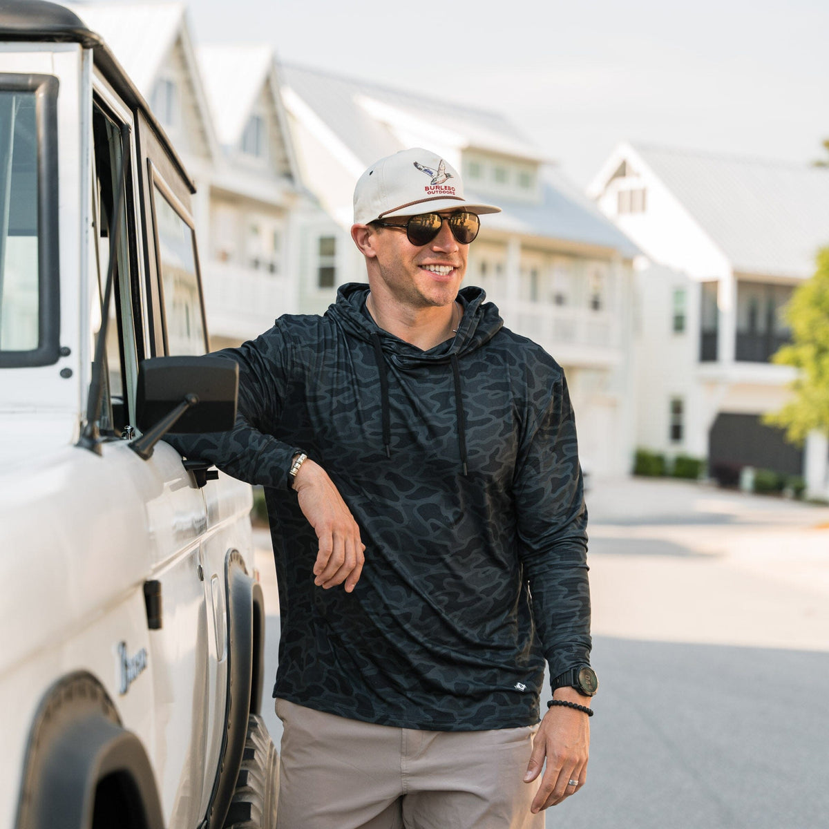 Performance Hoodie - Black Camo